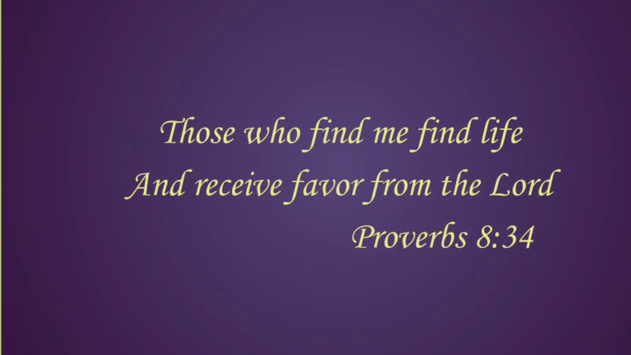 Scripture To Song Proverbs 8 34 YouTube Scripture To Song Proverbs 8 34 YouTube