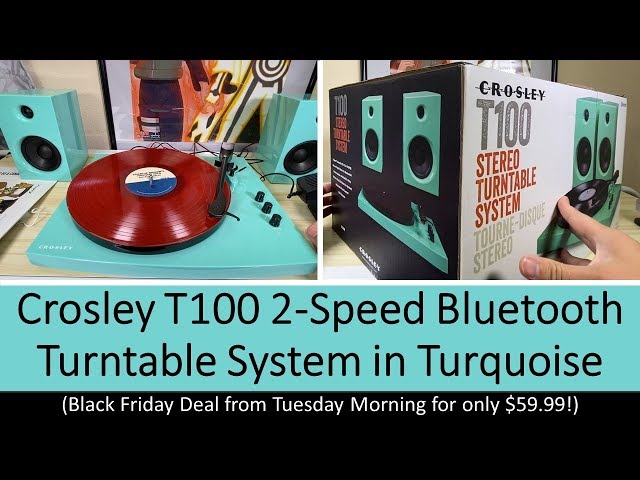 Tourne-disque Crosley Cruiser Plus Bluetooth Turquoise