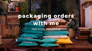 mailing day, package my orders with me  asmr, sleep video, no midroll ads