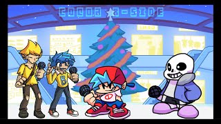A Holiday Timing. Cocoa B-Side But Sans, Boyfriend, Bosip And Bob Sing It Fnf