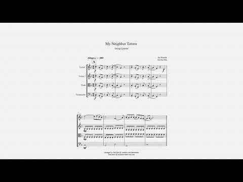 My Neighbor Totoro for String Quartet - Joe Hisaishi