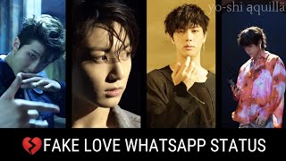 Remember❤️‍🔥 💔fake love whatsapp status | fake love whatsapp status #fakelove
