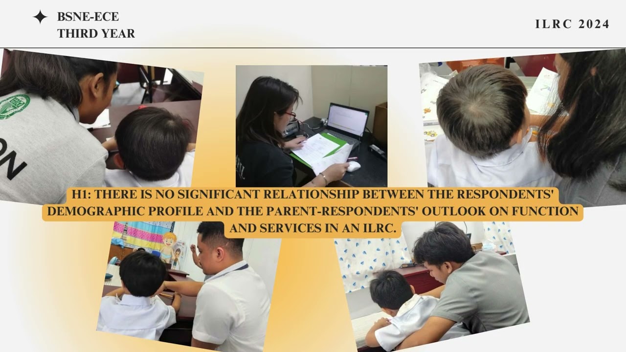 Parents Outlook in Inclusive Learning Resource Center (ILRC)