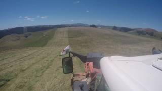 John Clark Contracting Mowing Silage New Zealand 2016/17