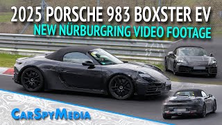 2025 Porsche 983 Boxster EV Prototype Continues Testing At The Nürburgring In New Video Footage