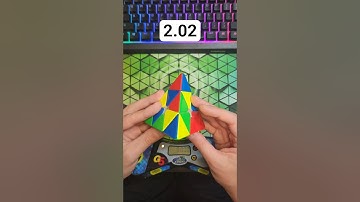 Pyraminx Solve of the Day 8/8 - 2.02 #pyraminx #rubikscube #cubing #speedcubing #puzzle #shorts