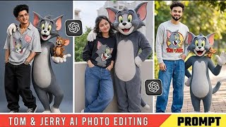 Instagram Trending Tom and Jerry Photo Editing Kaise Kare? | Tom &amp; Jerry AI Prompt ChatGPT