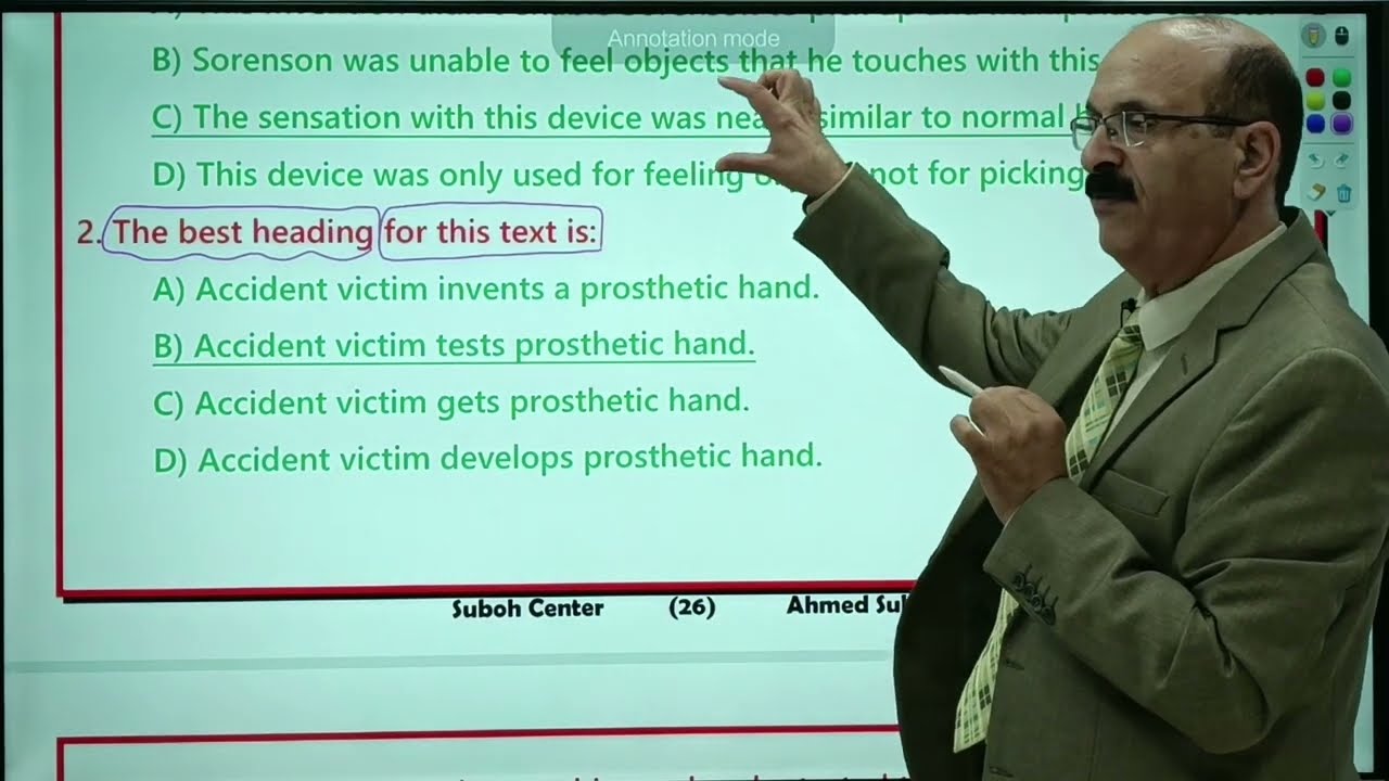 Accident Victim tests