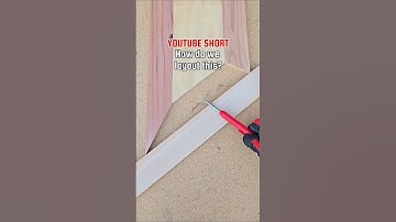 Genius Carpenter Easy Layout | woodworking ideas #shorts #howto #tricks