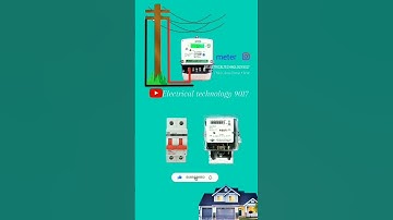 HOW TO MAKE SUB METER CONNECTION #shorts #viral #reel #electrical #meter #animation #mcb #single