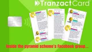 SCAM ALERT:  Tranzact Card, the Facebook posts continue... #antimlm