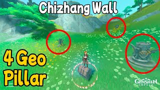 Puzzle | Chizhang Wall 4 Geo Pillar | Liyue 4.4 Genshin Impact Liyue Geo Pillar Puzzle