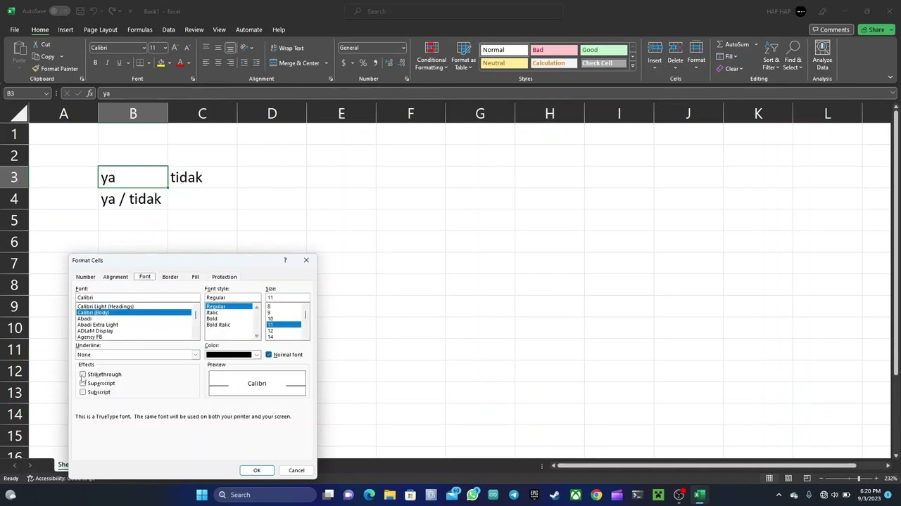 How To Cross Out Text In Excel YouTube How To Cross Out Text In Excel YouTube