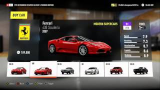 Forza Horizon 2 All Cars (Including All DLC) [November 10th 2015] (323 Cars)