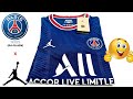 Psg x jordan jersey home kit 2122 drifit adv unboxing  review  asmr