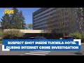Suspect shot, killed at Tukwila hotel during internet crime investigation