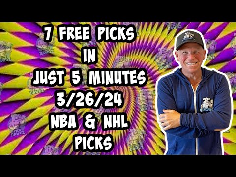 NBA, NHL Best Bets for Today Picks & Predictions Tuesday 3/26/24 