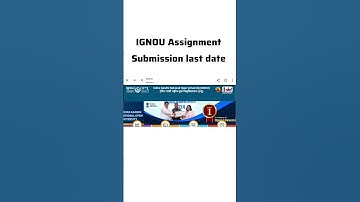 IGNOU Assignment Last Date Extended? | IGNOU Assignment Submit Last Date 2025