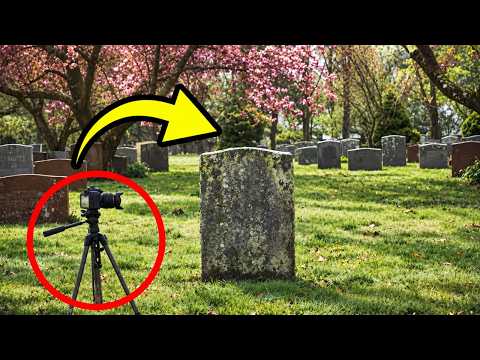 Man Set Up A Camera At His Wife's Grave But He Saw In Recordings Shocked Him
