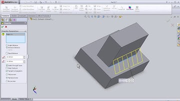 24- SolidWorks Beginner TUTORIAL: DISTANCE CHAMFER
