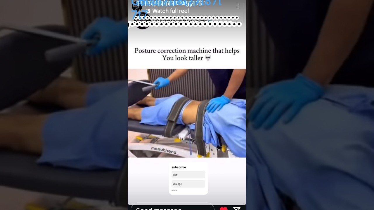 posture correction machine 