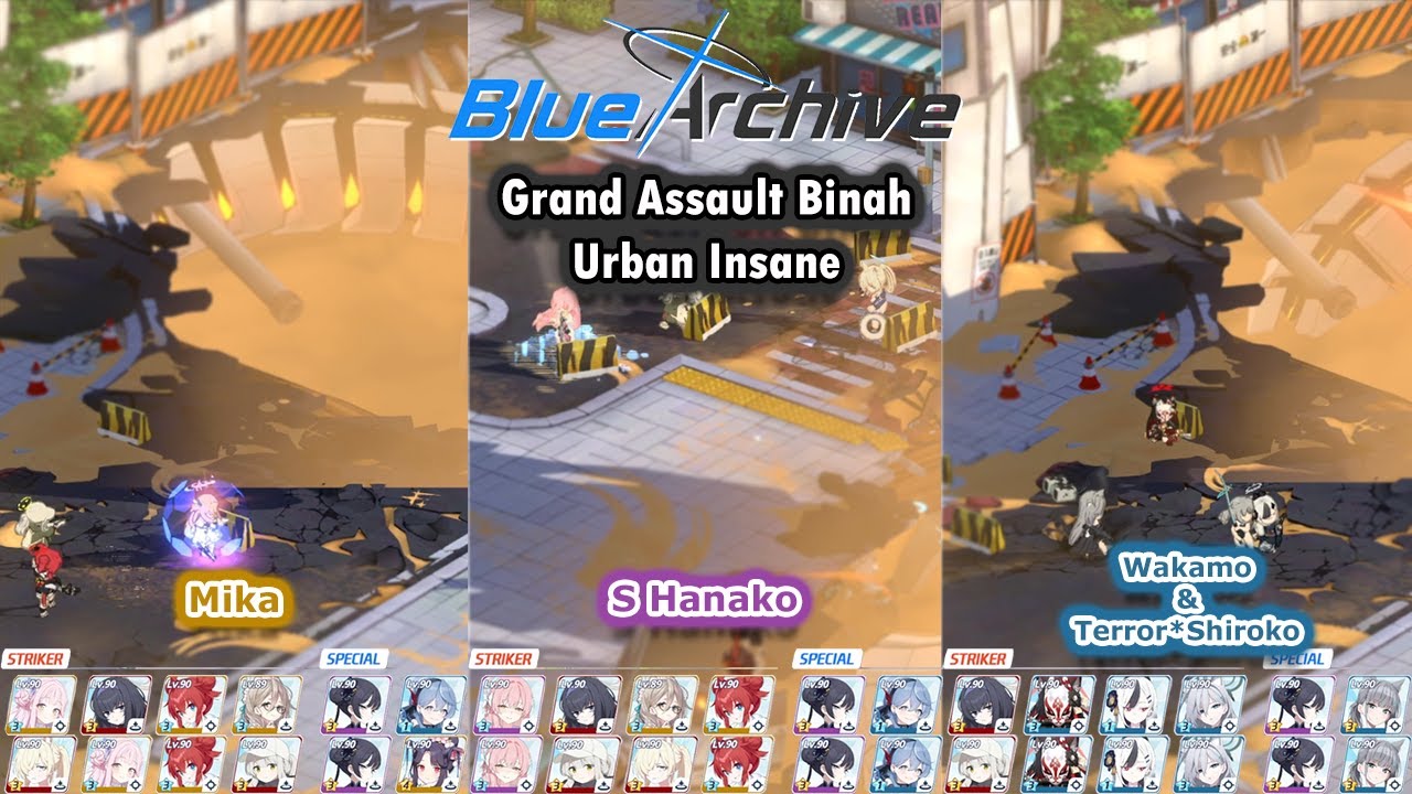 Blue Archive Global - Grand Assault Binah Urban Insane (June'25)