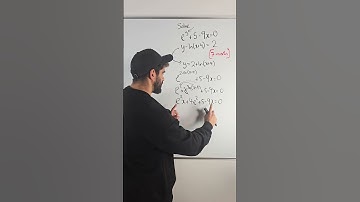 7 Mark Simultaneous Equation Question | A Level Maths