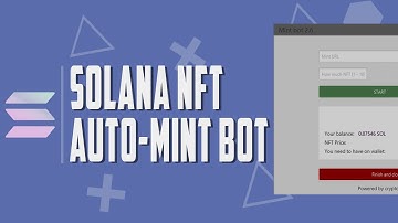 NFT BOT 🔹 SOLANA BOT 🔹 NFT MINTER BOT DOWNLOAD