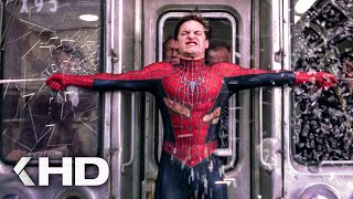 Spider-Man Stops The Train From Crashing Scene - SPIDER-MAN 2 (2004)