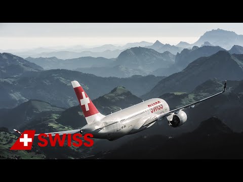 Aerial views of our Airbus A220 I SWISS