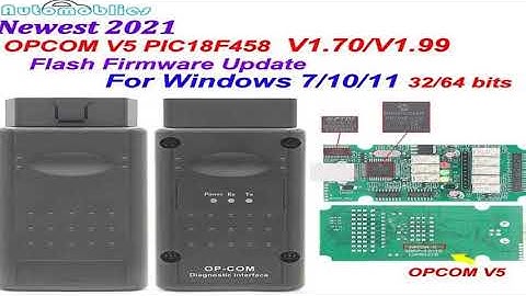 A must-have product! New 2021 200603a OPCOM V5 PIC18F458 OP COM 1.70 Support Flash Firmware Update