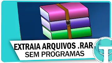 Como faço para abrir um arquivo RAR?