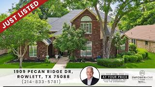 1909 Pecan Ridge Dr | Price Improved! Tour | Toler Bay Home Near Lake Ray Hubbard
