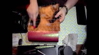 Make an Argyle Tumbler using wrap method.