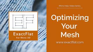 Optimizing your mesh post flattening with EFSpring Profile
