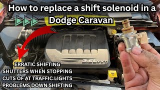 HOW TO REPLACE A SHIFT SOLENOID IN A DODGE CARAVAN 62TE six-speed automatic transmission Wealth