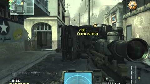 SideWiId - MW3 Sniper MSR Bakaara Triple Kill