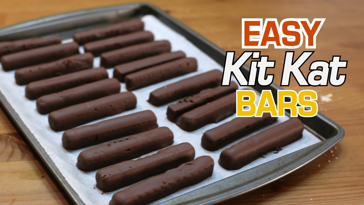 Homemade Kit Kats | How To Make Kit Kat Bars | Only 2 Ingredients