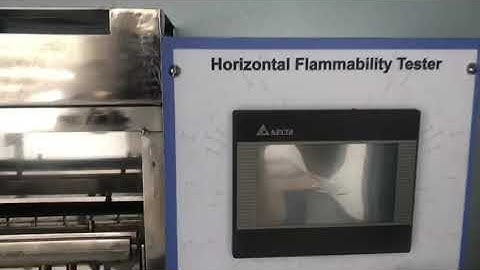 FLAMMABILITY TEST APPARATUS