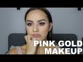 Rose gold makeup for everyday  lady jow