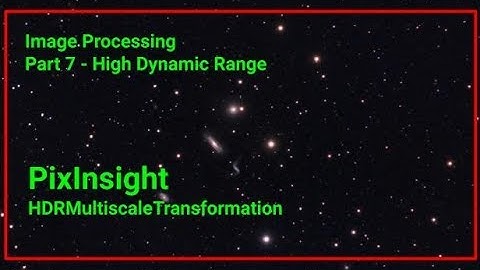 Image Processing Part 7 - HDR Multiscale Transformation