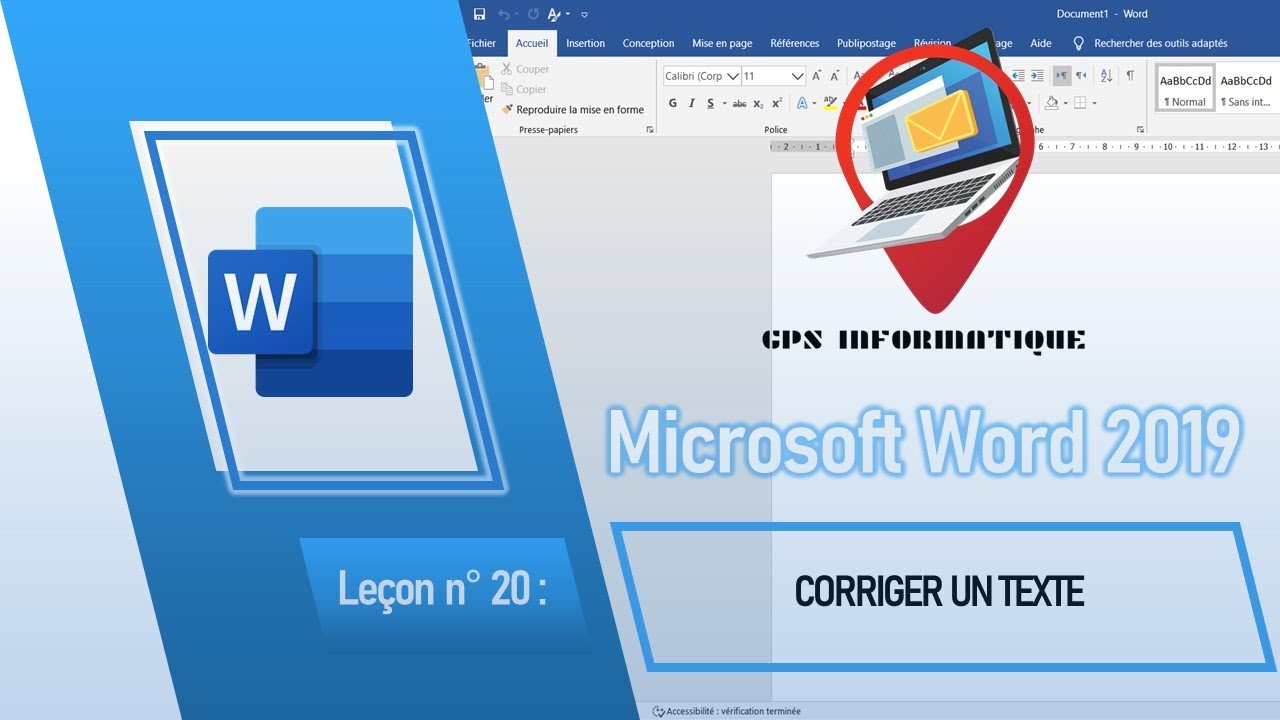 Formation Microsoft Word 2019 : Corriger un texte