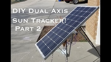 Dual Axis Sun Tracking Solar Panel Platform Part 2 of 2