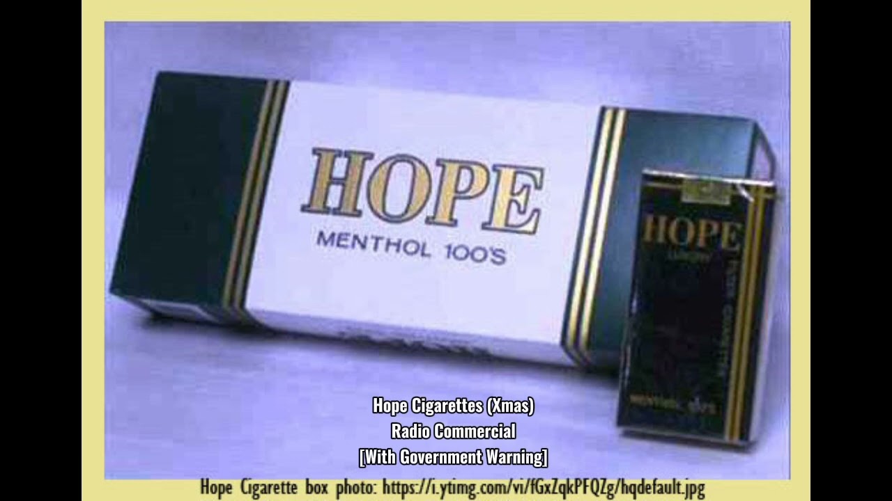 Hope Cigarettes (Xmas) Radio Commercial [With Government Warning] - YouTube