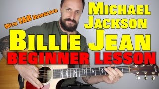 Video thumbnail of "How to play Billie Jean by Michael Jackson"