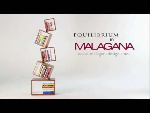 فيديو: A Bookcase Defying Gravity: Equilibrium by Malagana Design