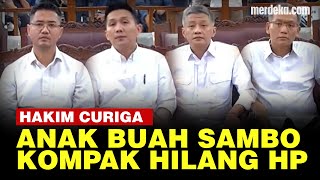 Hakim Curiga Semua Hp Anak Buah Sambo Hilang Usai Pembunuhan Brigadir J