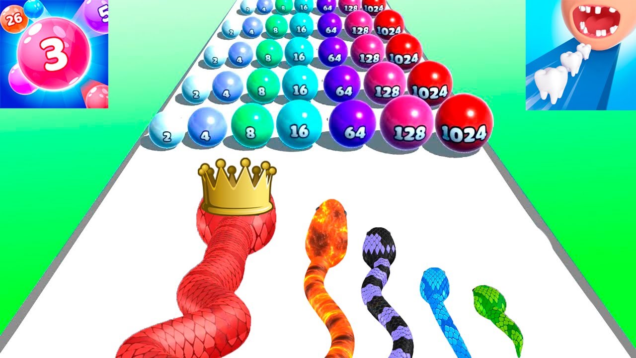 Number Leveling, Popsicle Stack, canvas run, build a queen, Satisfying ...