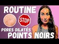 Ma routine anti points noirs  anti pores larges avec the ordinary paulas choice svr facetheory