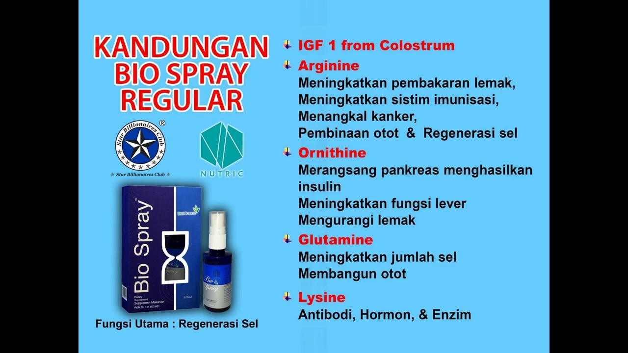 Cara Menyembuhkan Sakit Asam Urat BIO Spray NUTRIC Testimoni 